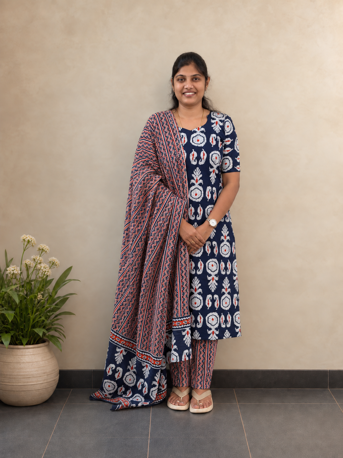Handcrafted Jaipur cotton salwar sets by SIRUL