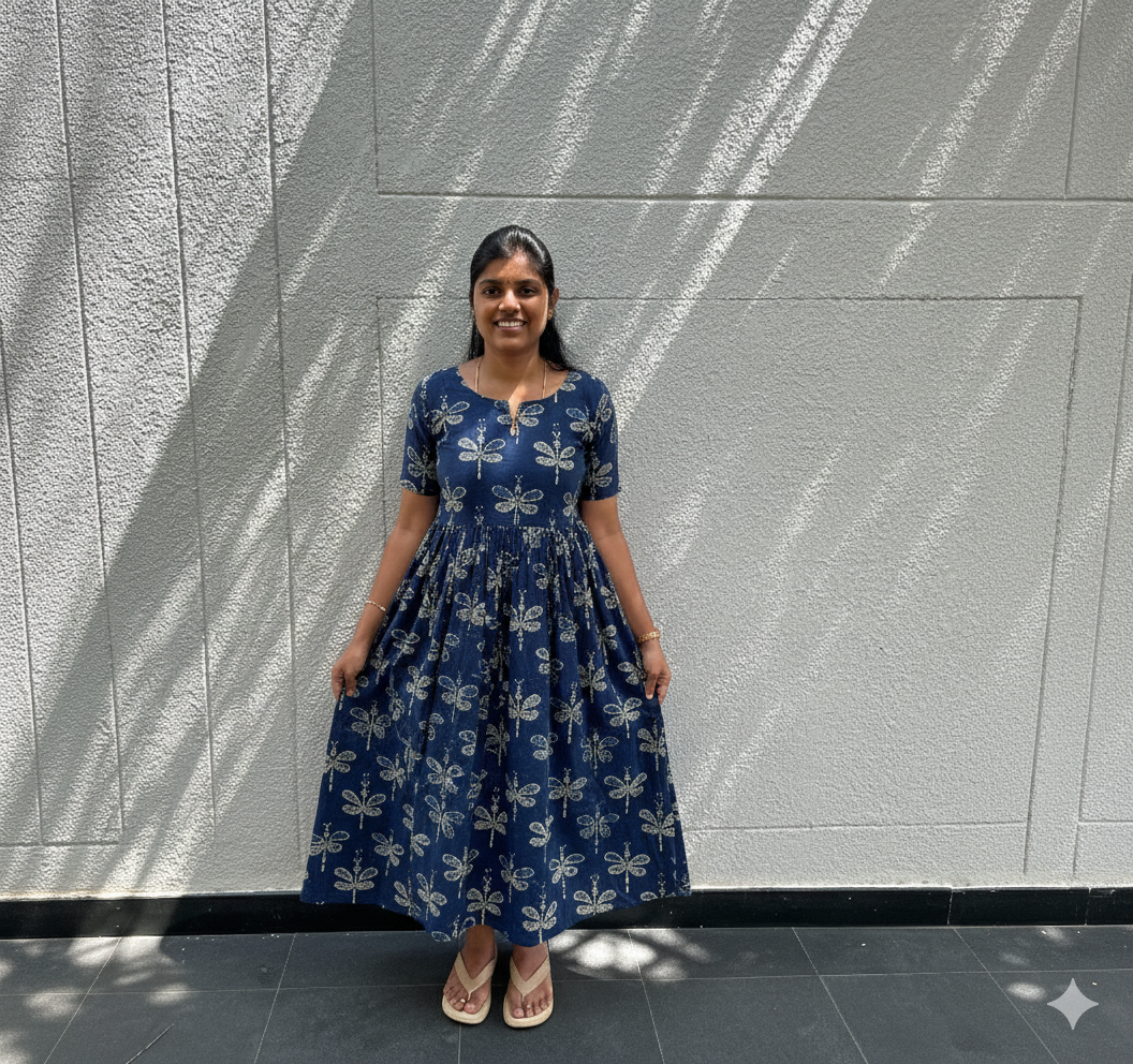 Butterfly Maxi Dress | Feeding Friendly Cotton Maxi | SIRUL (Copy)