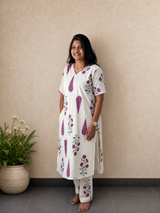 Plum Petal Co-ords | Cotton Co-ord Set for Women | SIRUL