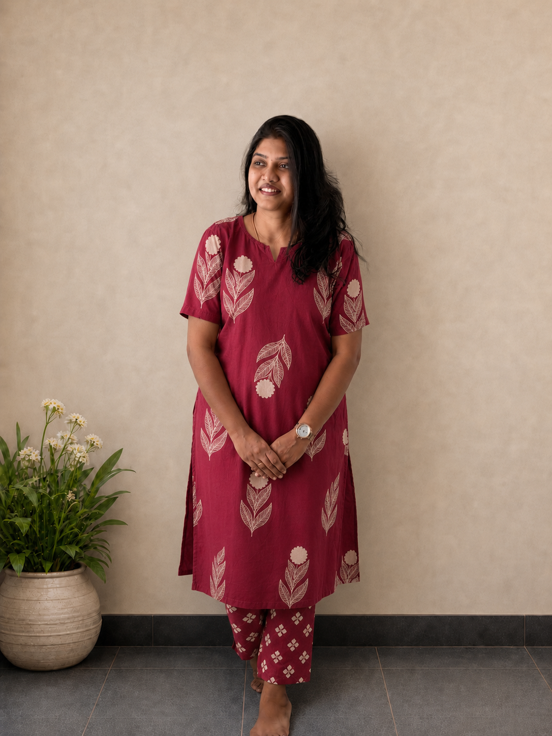 Ruby Bloom Co-ords | Cotton Co-ord Set for Women | SIRUL