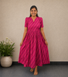 Rani pink Maxi Dress | Feeding Friendly Cotton Maxi | SIRUL